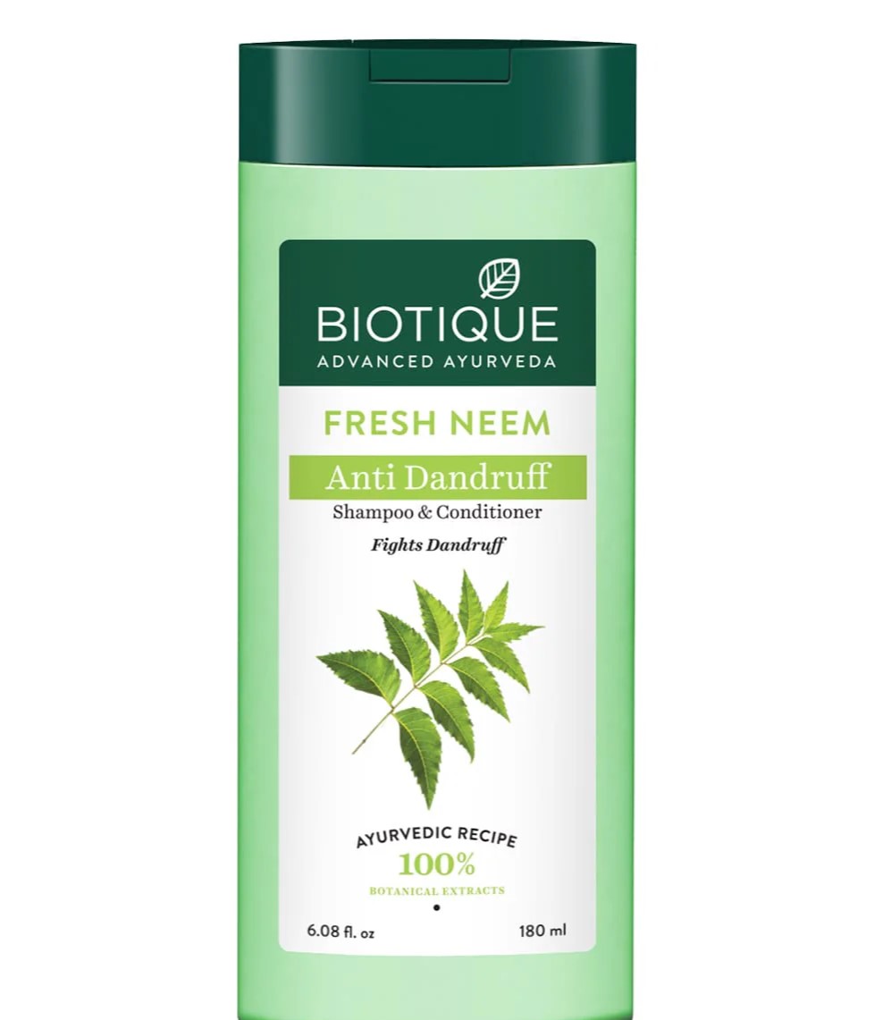 BIOTIQUE FRESH NEEM SHAMPOO 180ML